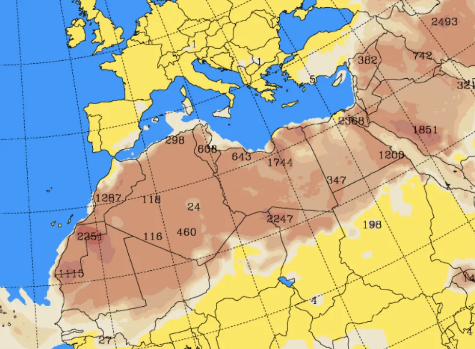 Dust Clouds Expected to Persist Until Monday, 25th