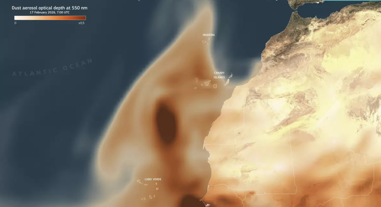Canarias en prealerta por calima