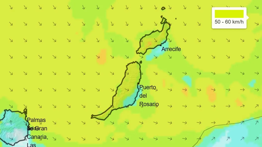 Regina Brings Waves of Up to 6 Metres to the North and West of Fuerteventura