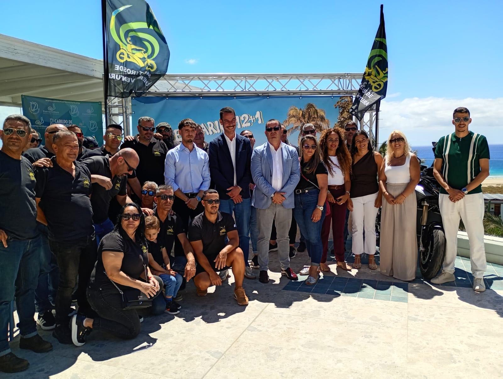 La explanada municipal de Morro Jable acoge la celebraci&oacute;n del 12+1 Aniversario de Moteros de Fuerteventura