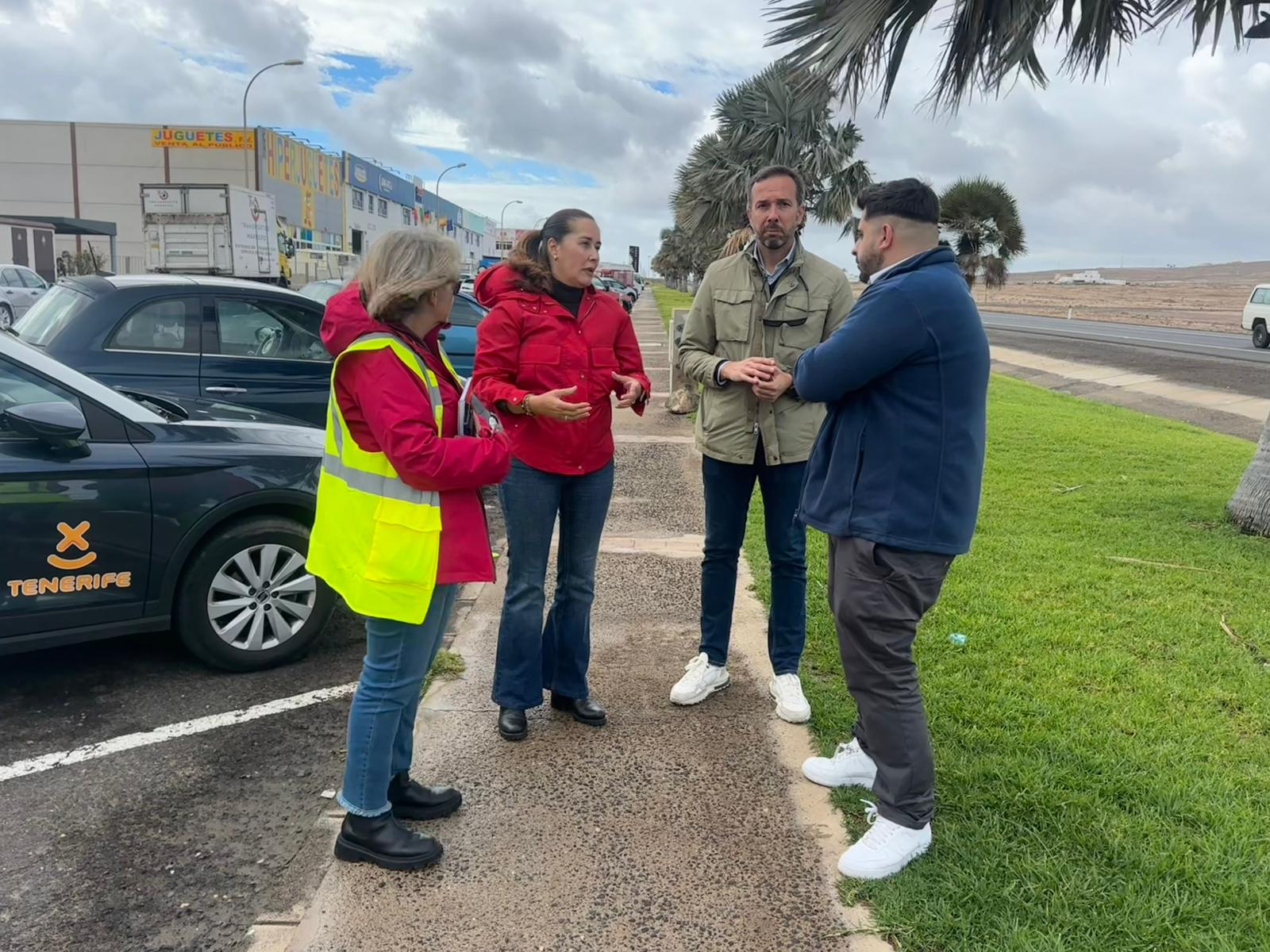 El Cabildo impulsa la primera parada de guaguas en el Pol&iacute;gono Industrial de Nuevo Horizonte, una demanda hist&oacute;rica en Antigua