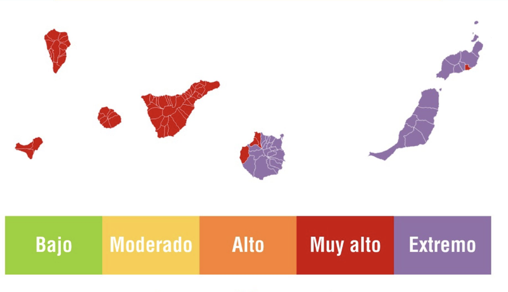 Riesgo ultravioleta extremo hasta el lunes 25