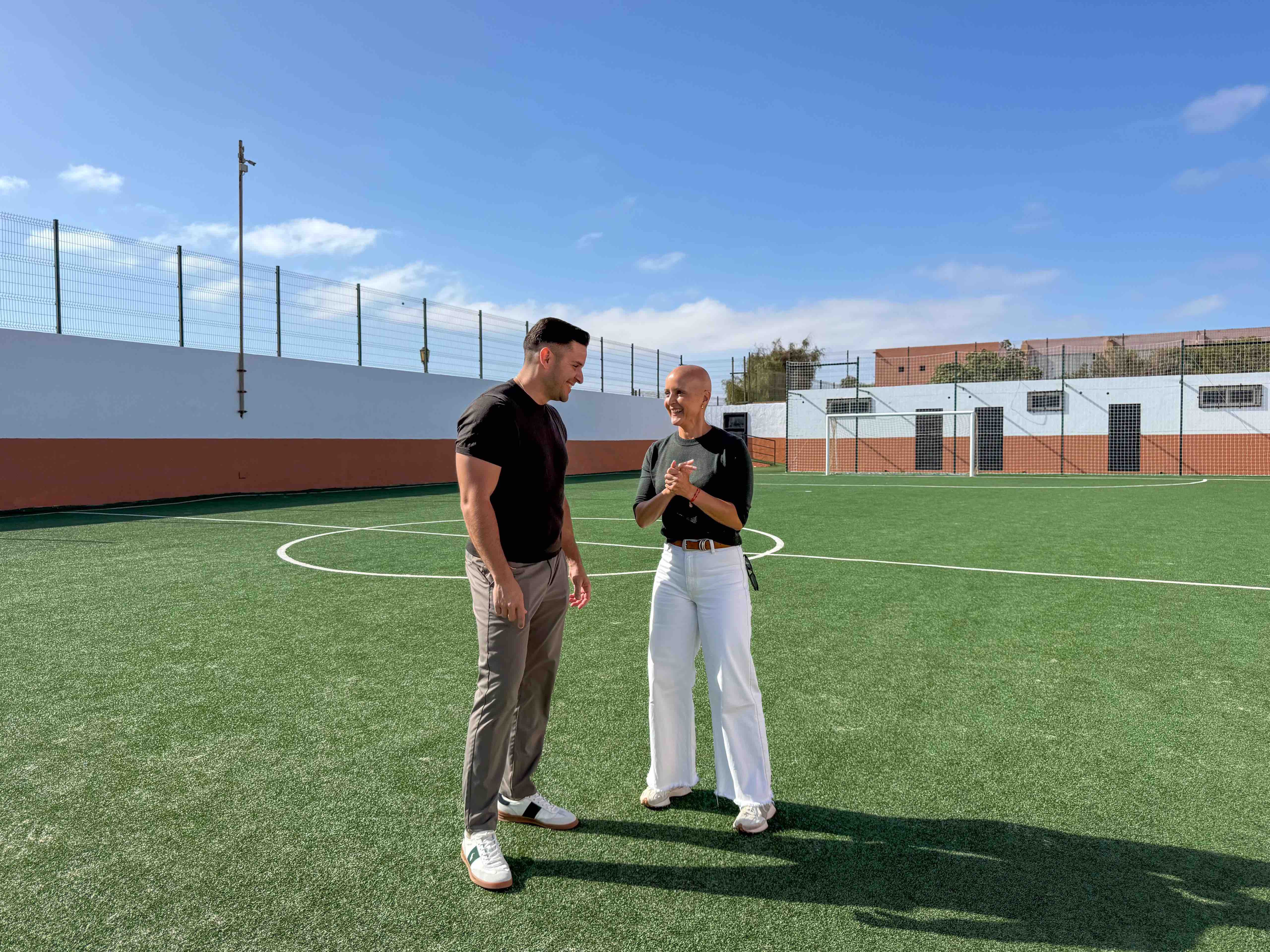 Deportes La Oliva remodela el campo anexo al Jonathan Sesma Gonz&aacute;lez