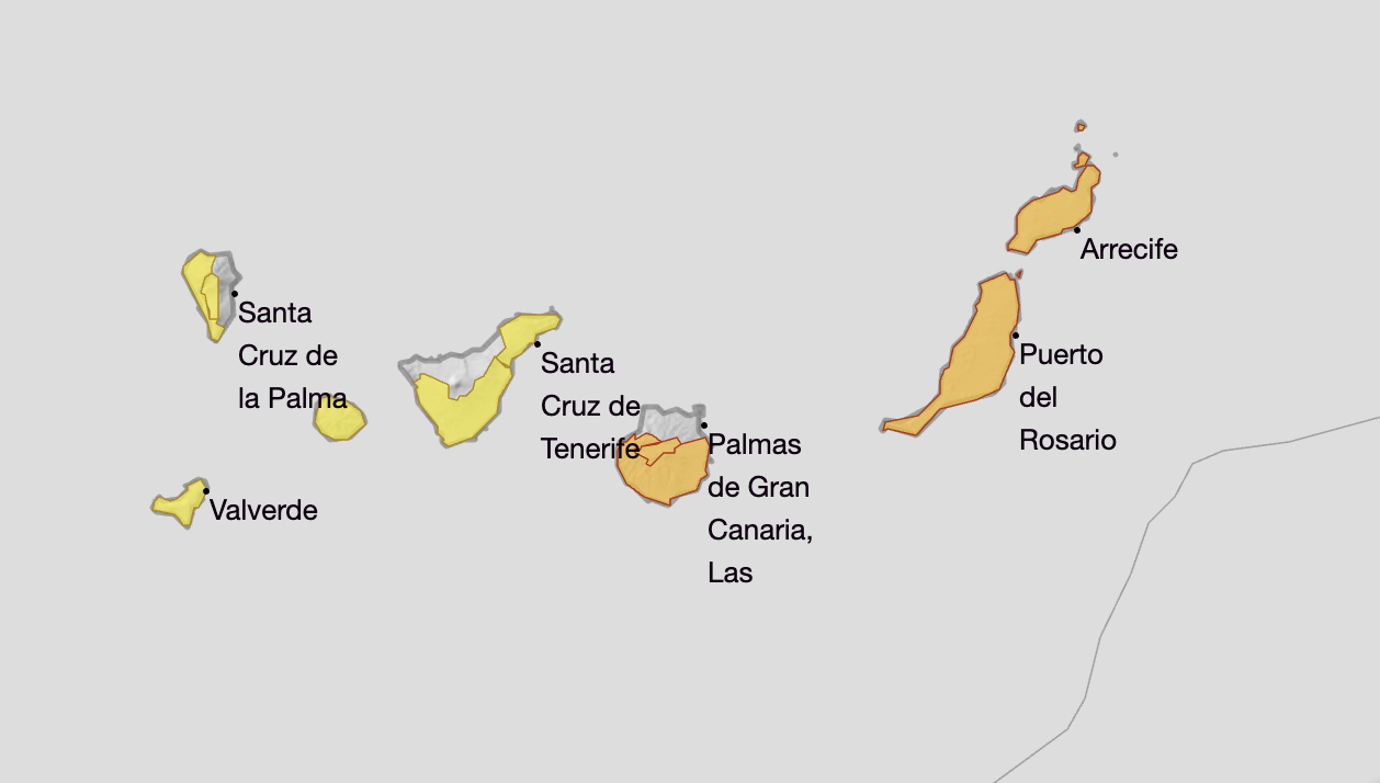 Aviso naranja por calor en Fuerteventura a partir del martes