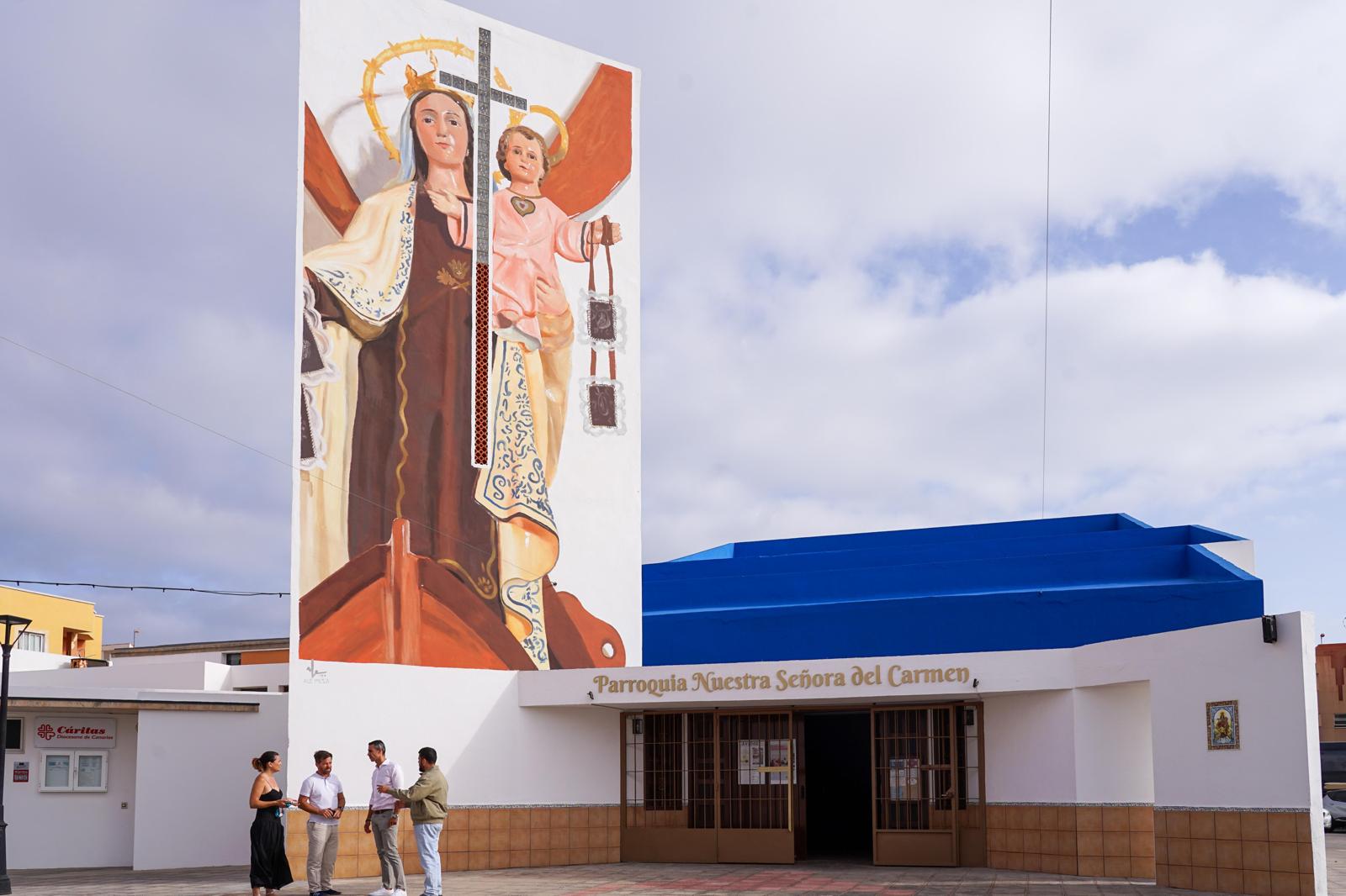 La Virgen del Carmen "vigila" Corralejo y sus gentes