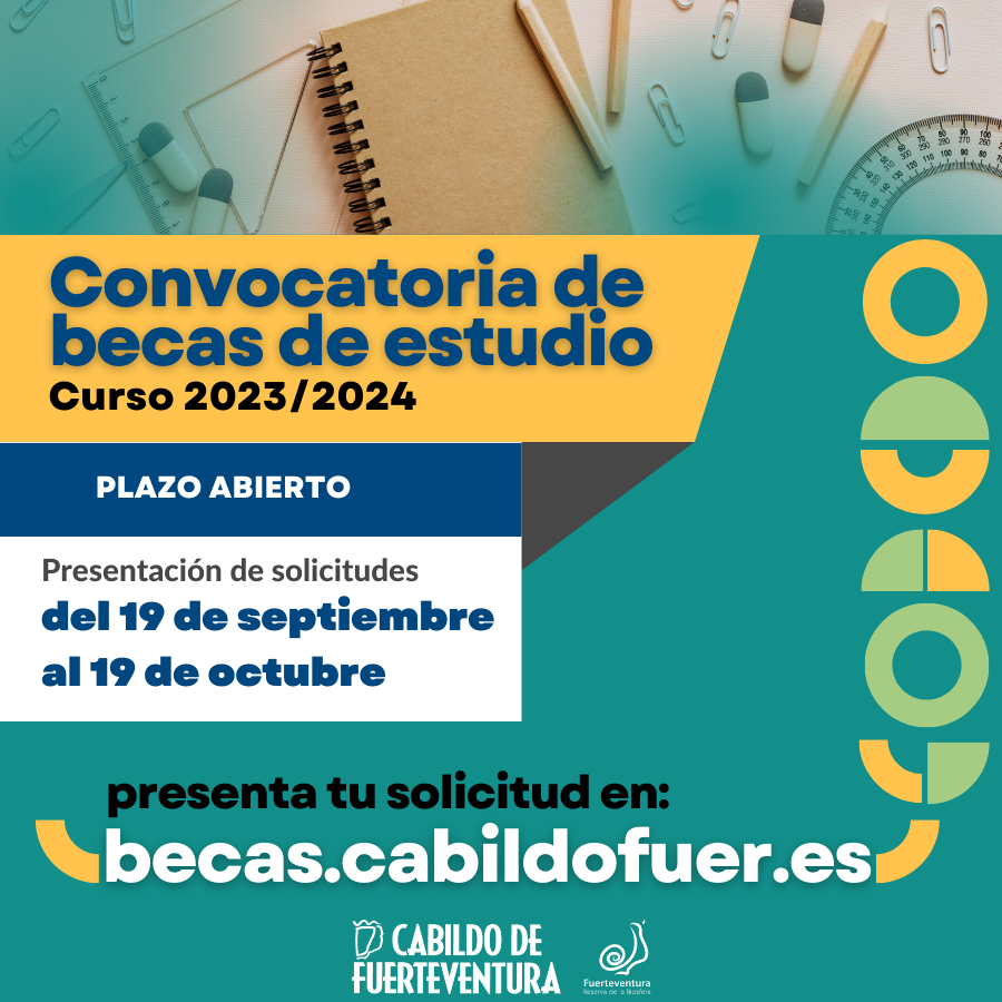 campaña becas cabildo sep-oct 23